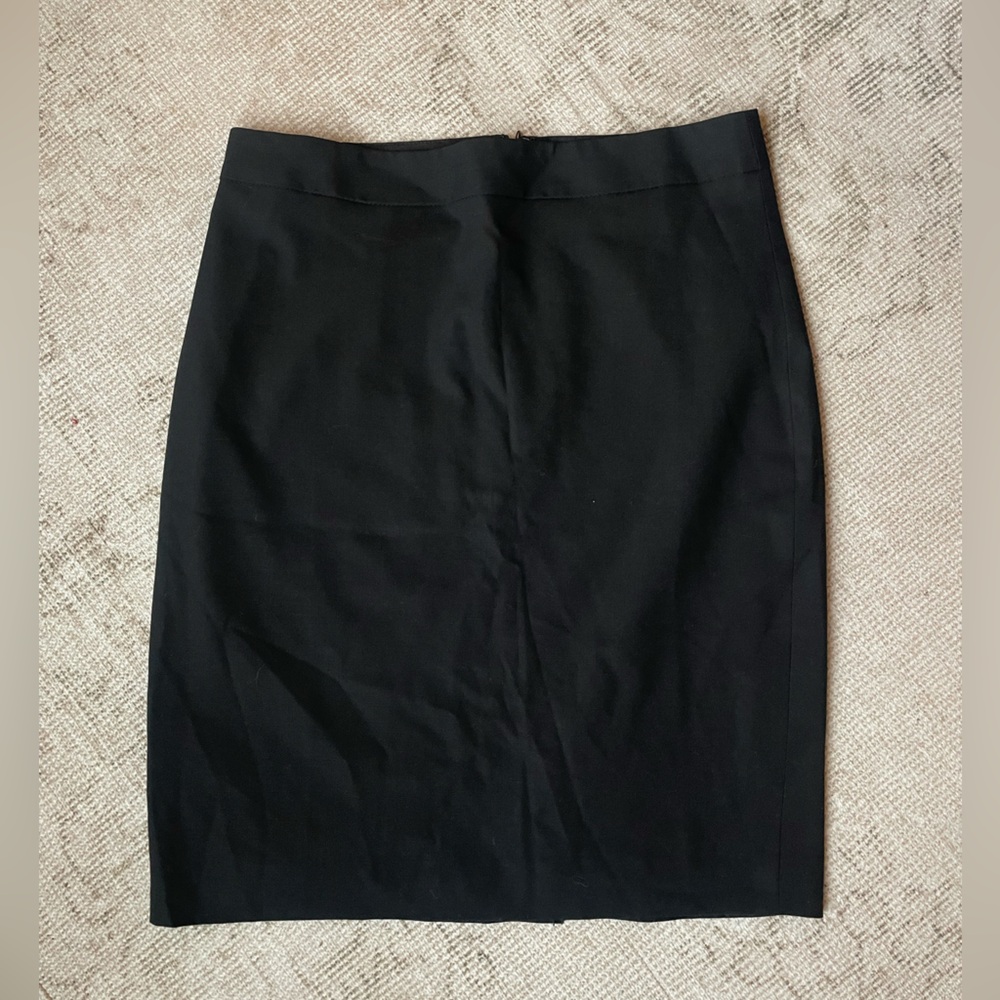 Banana Republic Wool-Blend Pencil Skirt – Black, 4 Petite